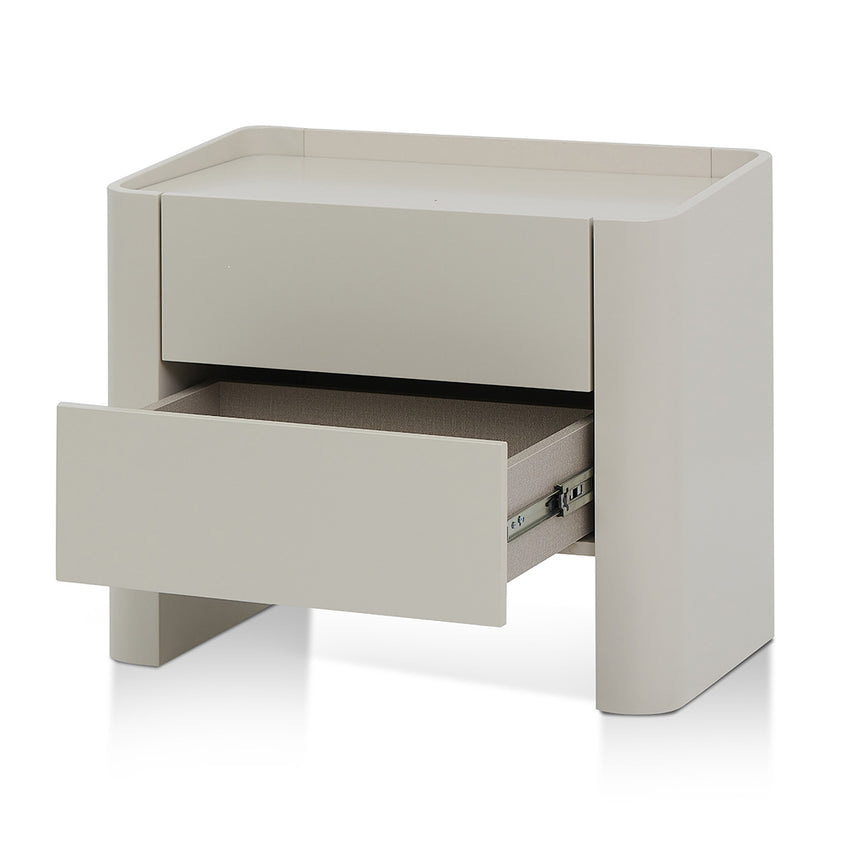 Bedside Table | Warm Grey | Myka Home - View 5