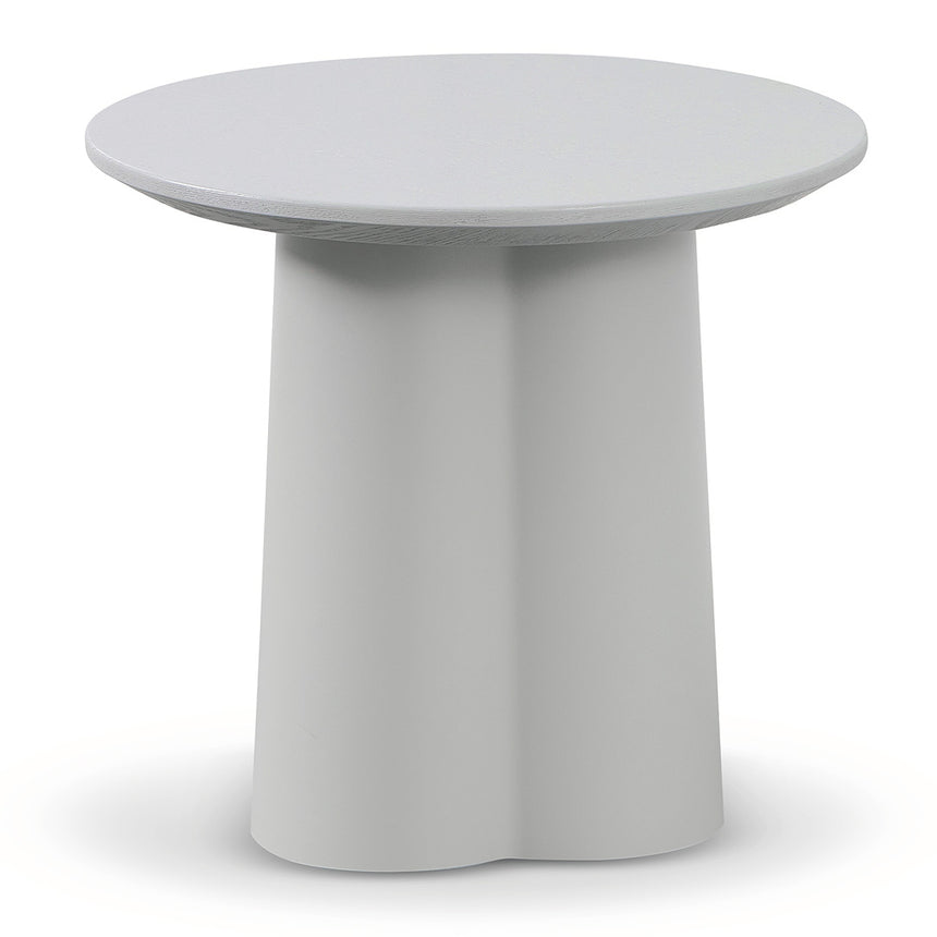 Round Side Table | Light Grey | Myka Home - View 3