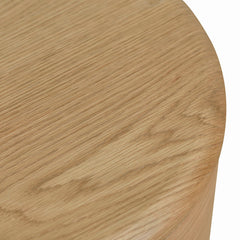 CST8555-CN 46cm Round Bedside Table - Natural