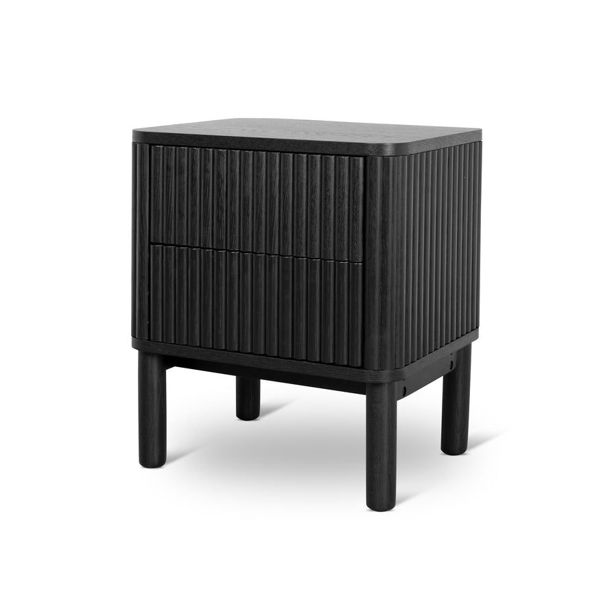 Bedside Table | Full Black | Myka Home