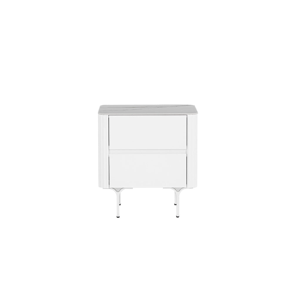 Bedside Table | White | Myka Home