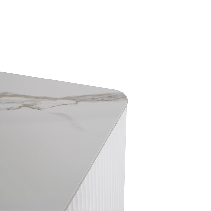 Bedside Table | White | Myka Home - View 5