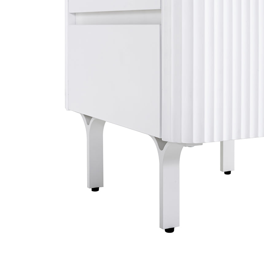 Bedside Table | White | Myka Home - View 6