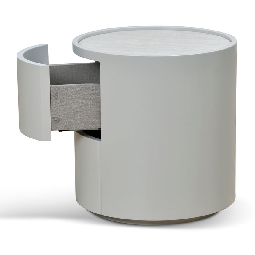 Ex Display - CST8637-IG Bedside Table - Light Grey - View 8