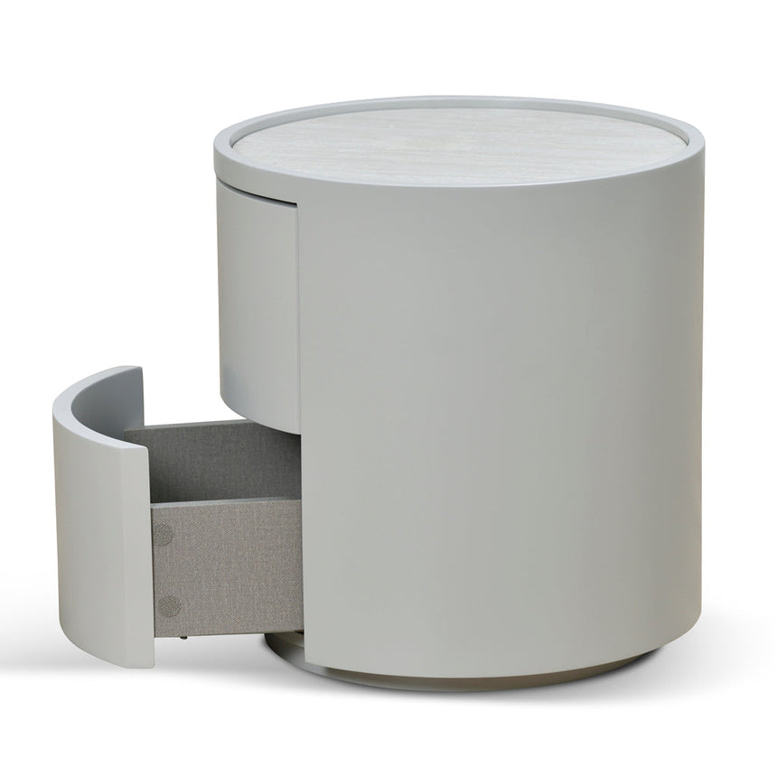 Ex Display - CST8637-IG Bedside Table - Light Grey - View 9