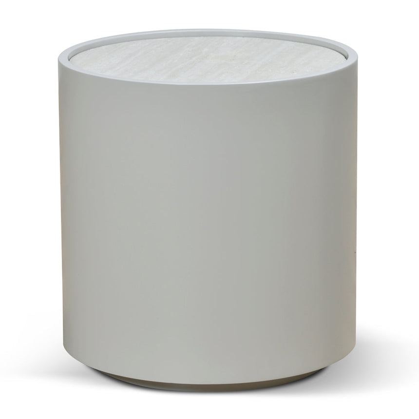Ex Display - CST8637-IG Bedside Table - Light Grey - View 4