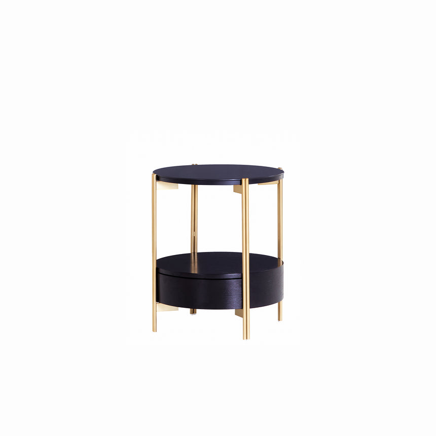 Side Table | Black | Myka Home - View 2