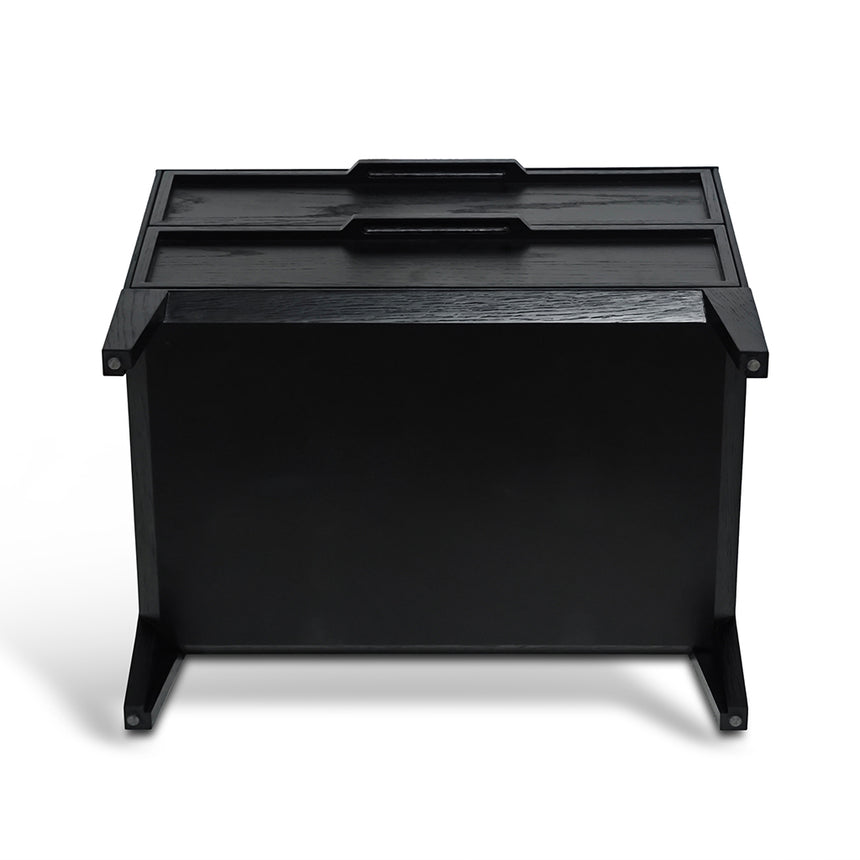 Side Table | Full Black | Myka Home - View 16