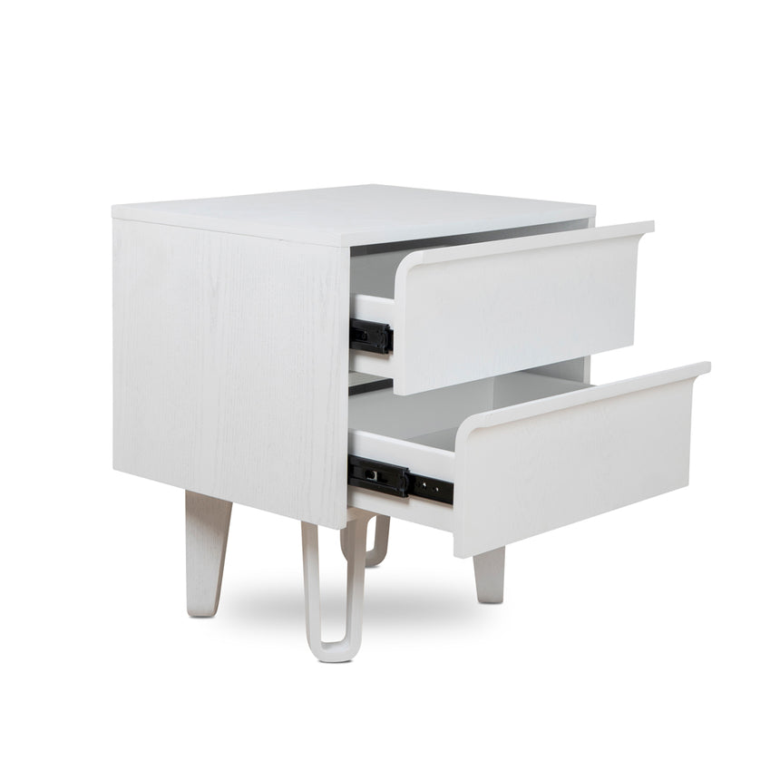Bedside Table | Full White | Myka Home - View 10
