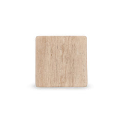CST8713-RB 42cm Travertine Top Side Table - Natural