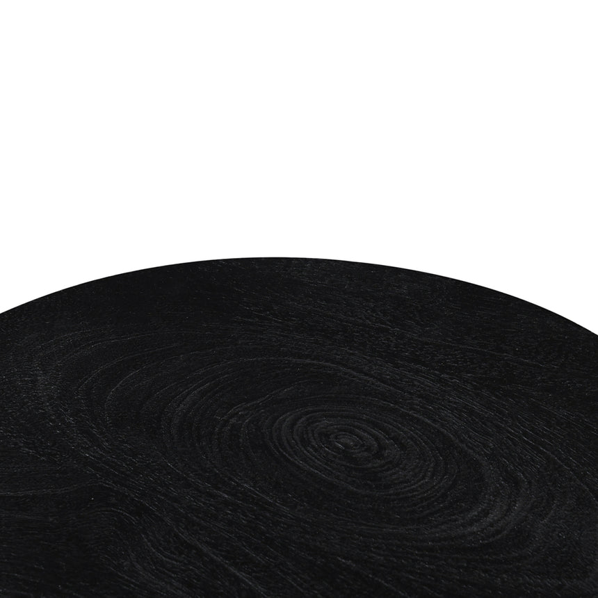40cm Round Side Table | Black | Myka Home - View 5