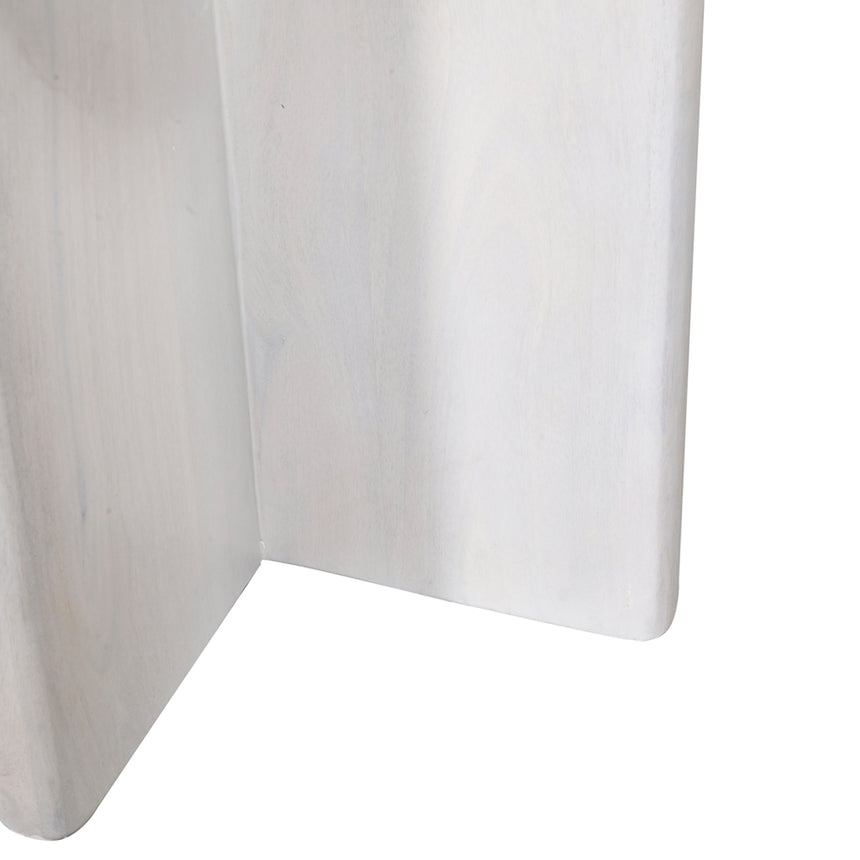 40cm Round Side Table | Cafe White | Myka Home - View 9