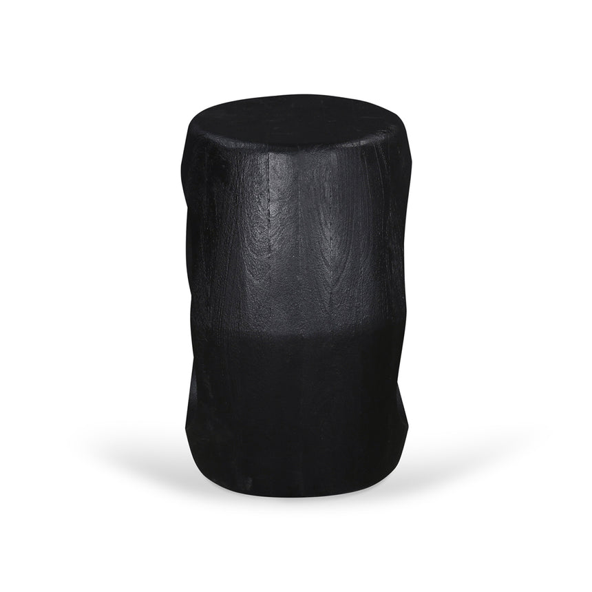 40cm Round Side Table | Full Black | Myka Home - View 4