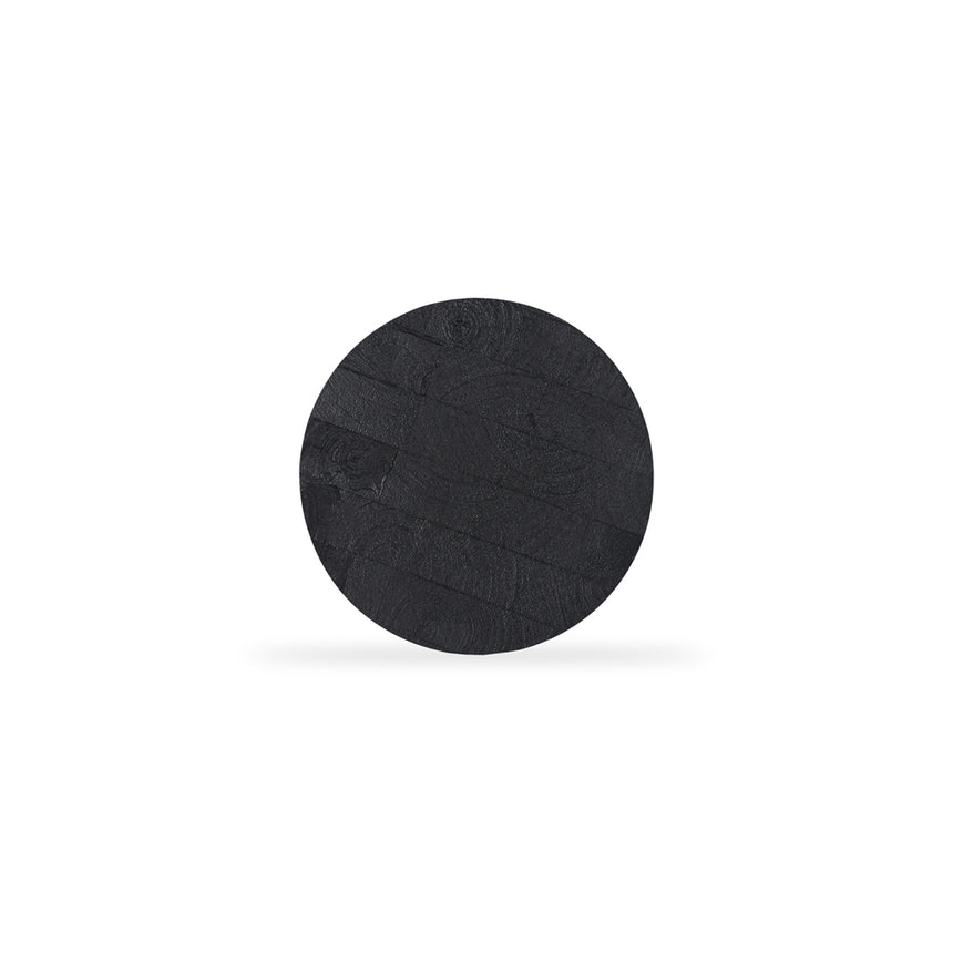 40cm Round Side Table | Full Black | Myka Home - View 9
