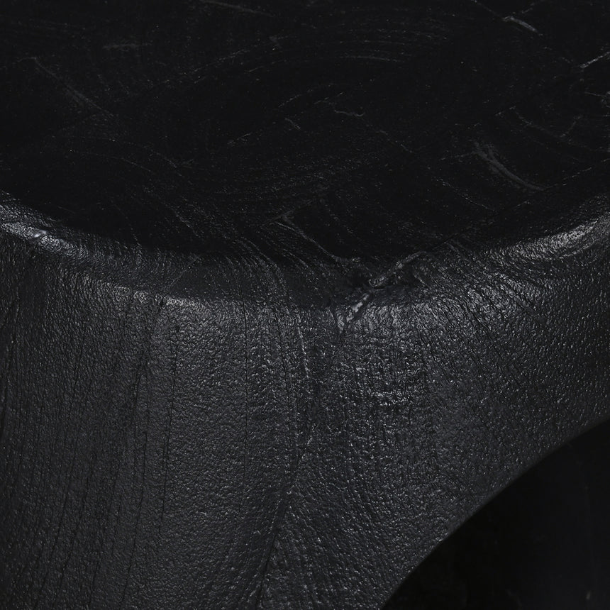 40cm Round Side Table | Full Black | Myka Home - View 8