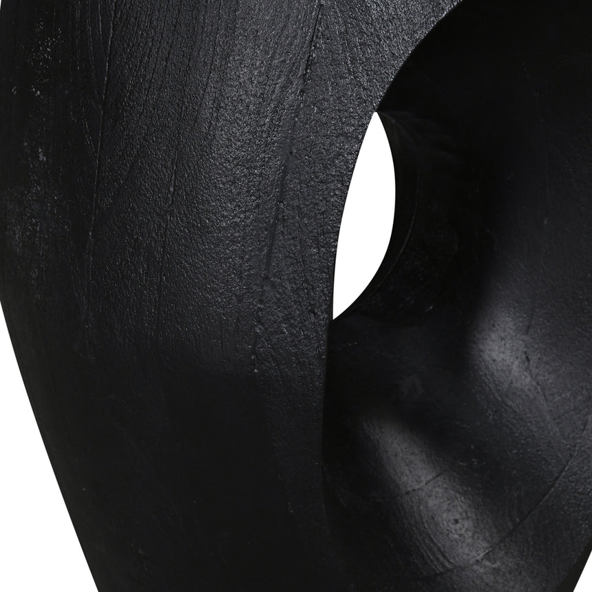 40cm Round Side Table | Full Black | Myka Home - View 7