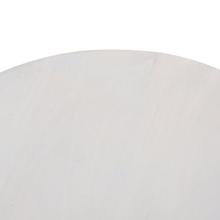 38cm Round Side Table | Cafe White | Myka Home - View 9