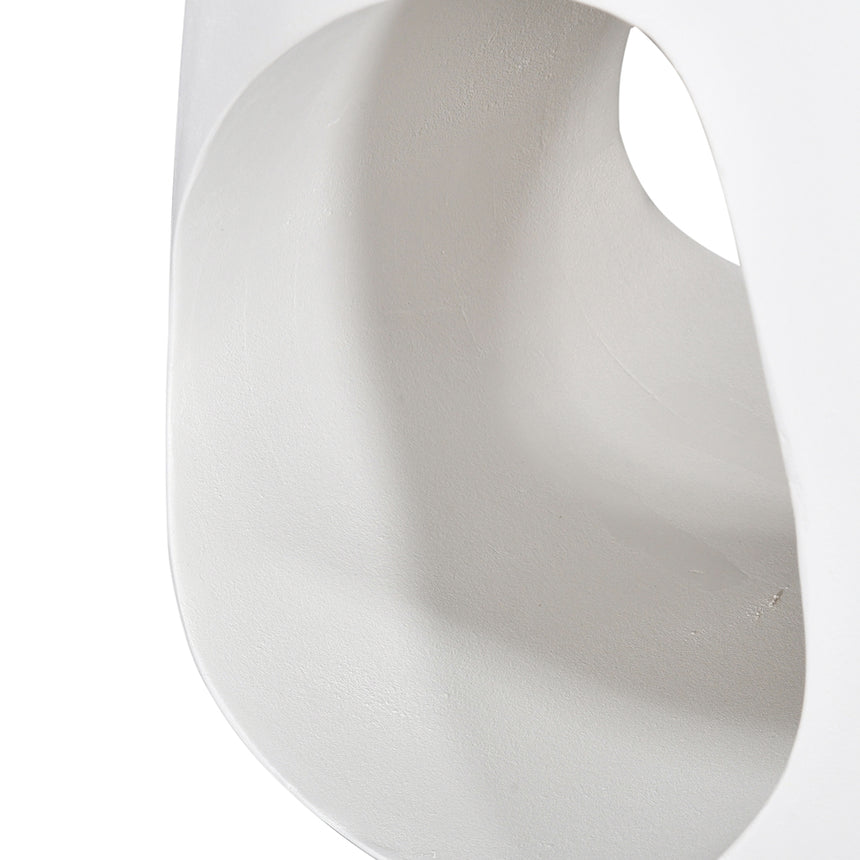 32cm Round Side Table | White | Myka Home - View 7