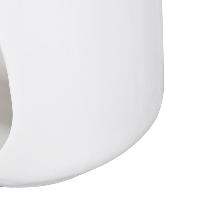 32cm Round Side Table | White | Myka Home - View 8
