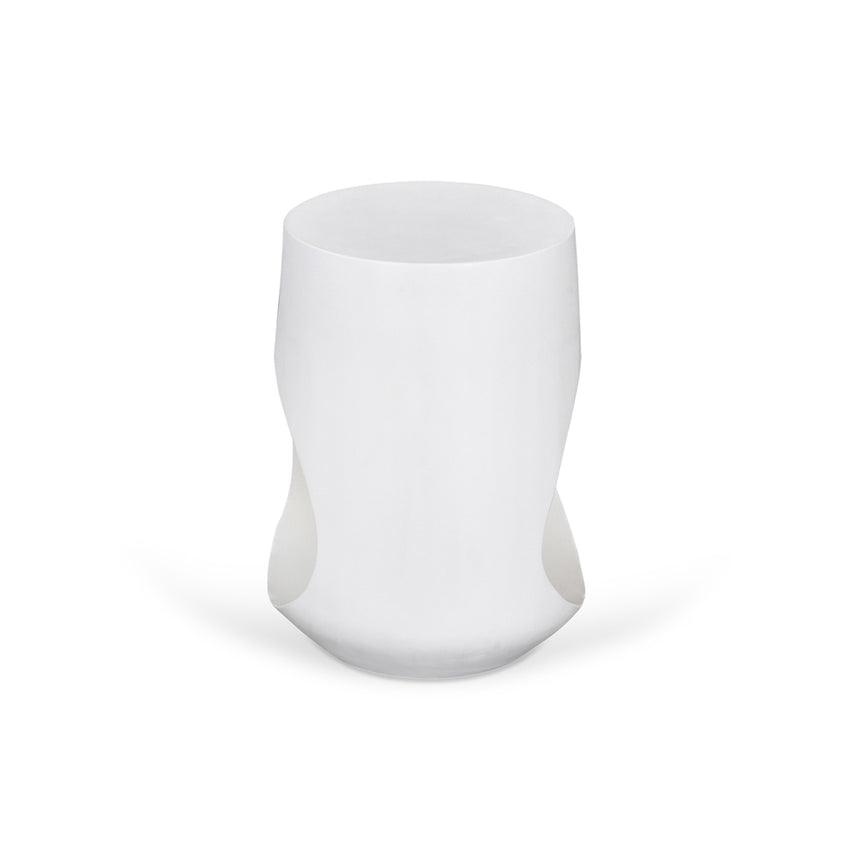 32cm Round Side Table | White | Myka Home - View 5