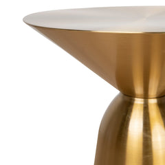 Ex Display - CST8799-NY 45cm Round Side Table - Gold