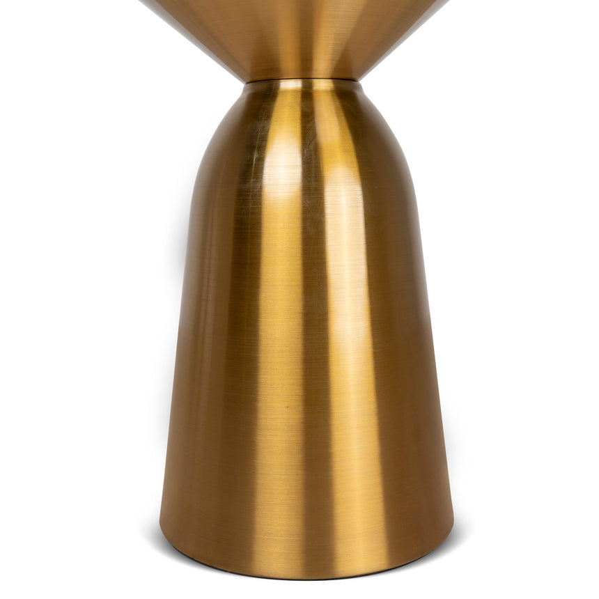 45cm Round Side Table | Gold | Myka Home - View 4