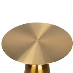 Ex Display - CST8799-NY 45cm Round Side Table - Gold