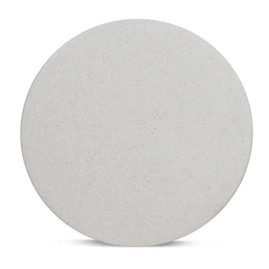 42cm Fibre Glass Side Table | White | Myka Home - View 7
