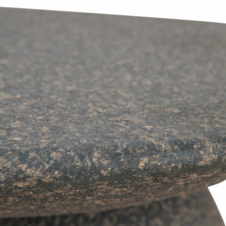 42cm Fibre Glass Side Table | Charcoal Latte | Myka Home - View 8