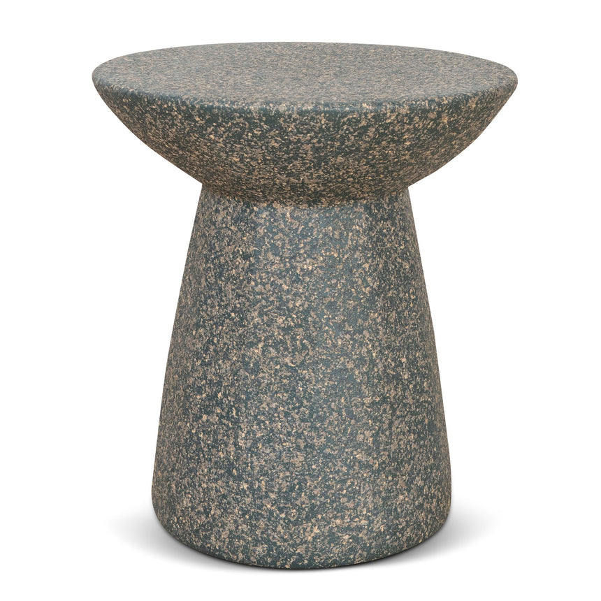 42cm Fibre Glass Side Table | Charcoal Latte | Myka Home