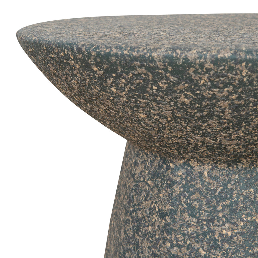 42cm Fibre Glass Side Table | Charcoal Latte | Myka Home - View 3