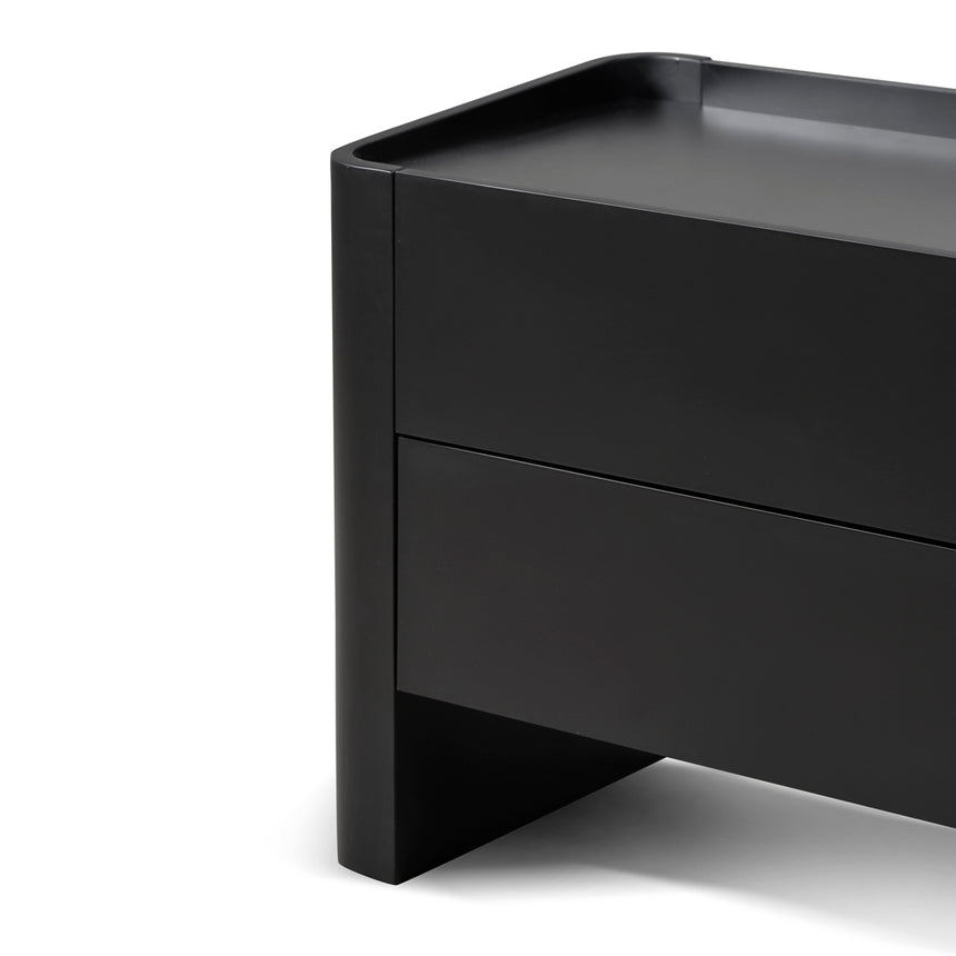Bedside Table | Matte Black | Myka Home - View 6