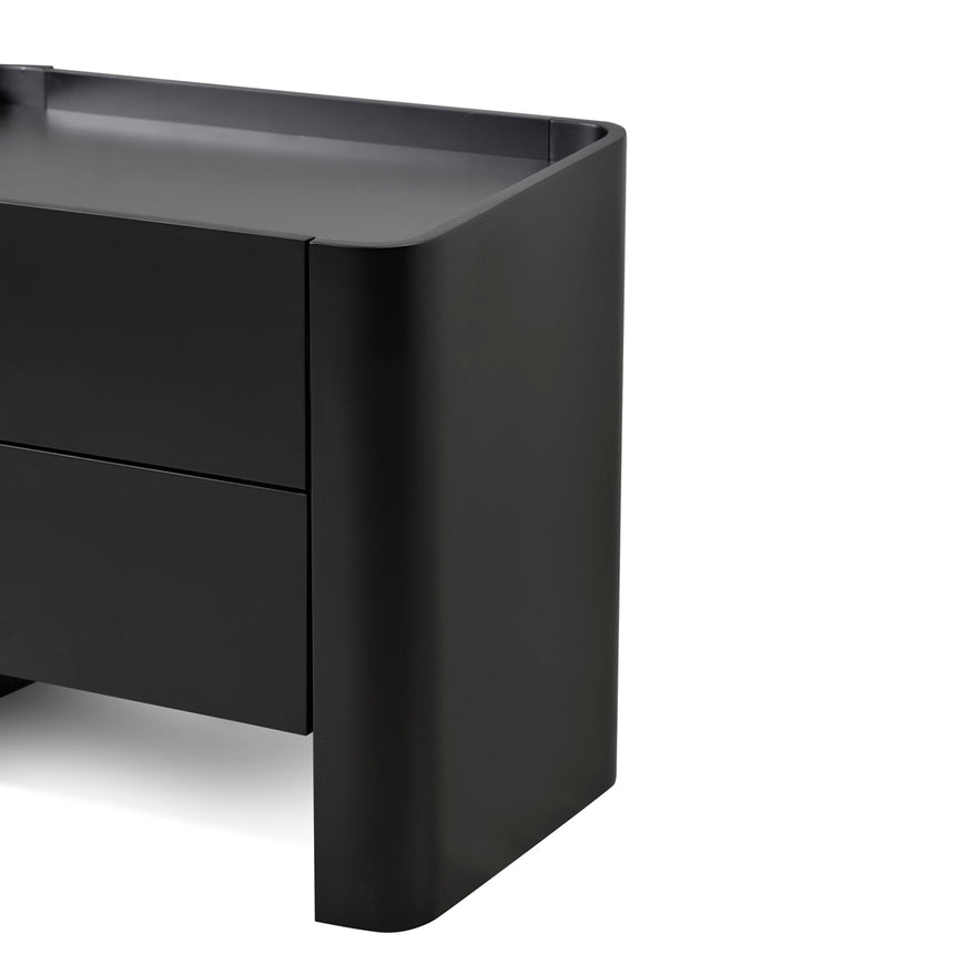 Bedside Table | Matte Black | Myka Home - View 7
