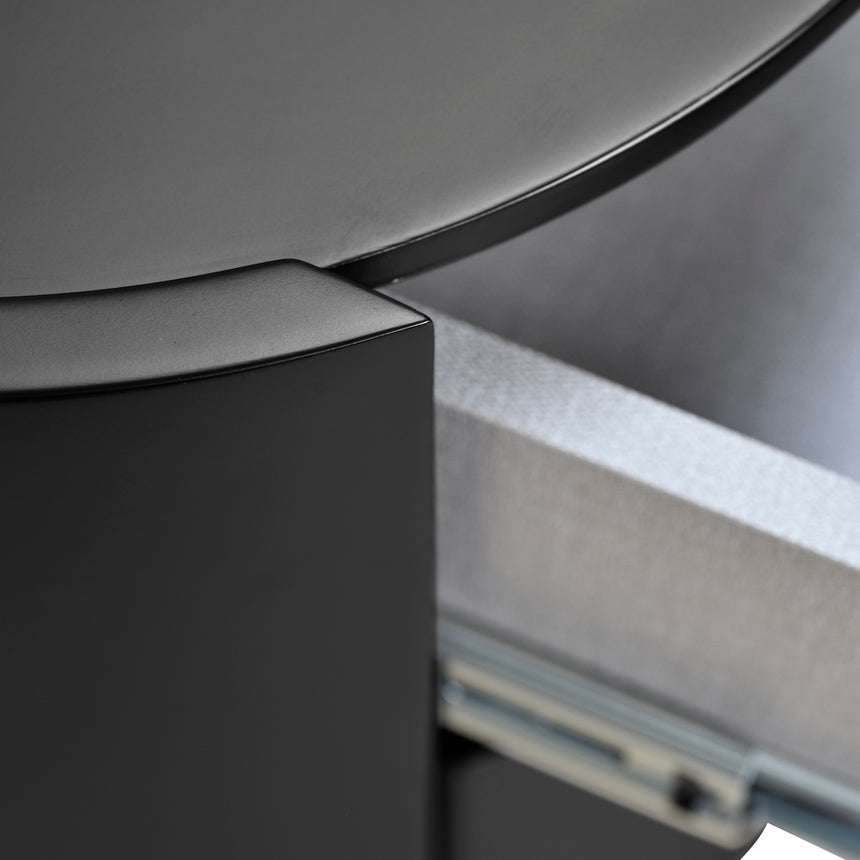 Ex Display - CST8850-IG Bedside Table - Full Matte Black - View 10