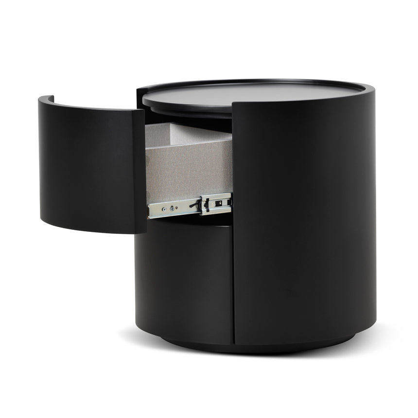 Ex Display - CST8850-IG Bedside Table - Full Matte Black - View 3