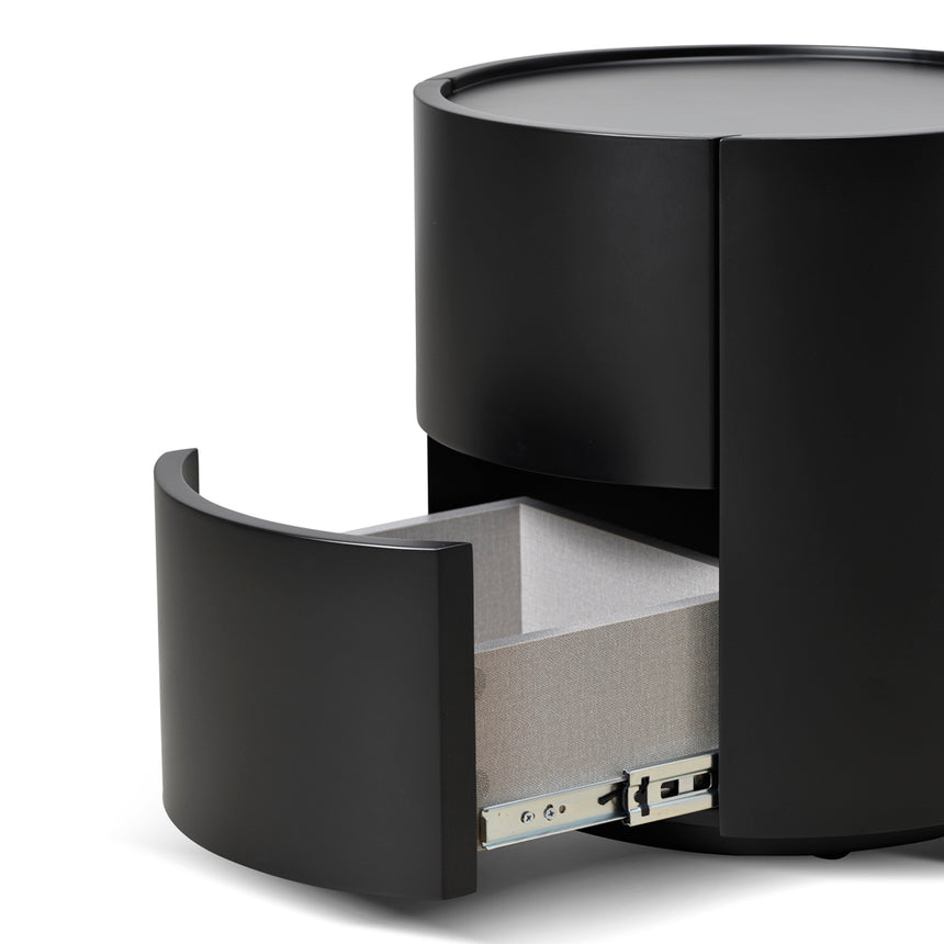 Ex Display - CST8850-IG Bedside Table - Full Matte Black - View 5