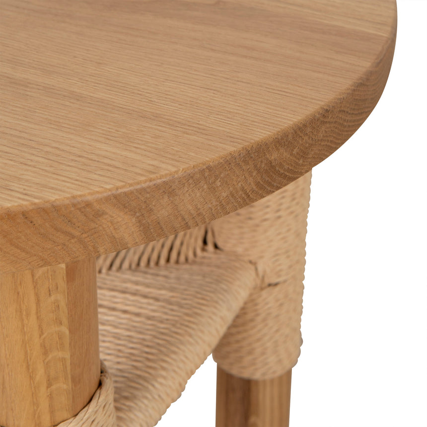 42cm Round Side Table | Natural | Myka Home - View 6