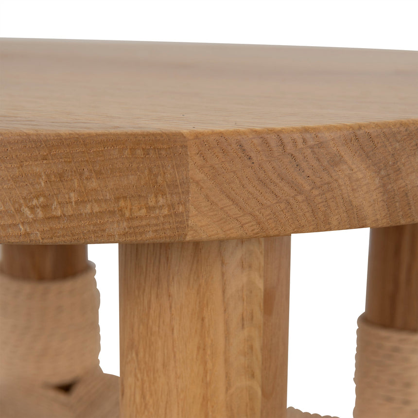 42cm Round Side Table | Natural | Myka Home - View 7
