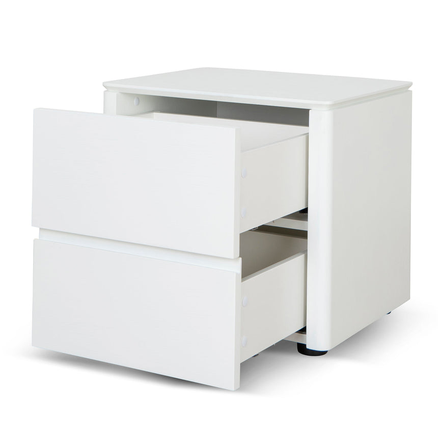 Bedside Table | White Oak Veneer | Myka Home - View 6