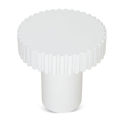 CST8976-CN 50cm Round Side Table - Full White
