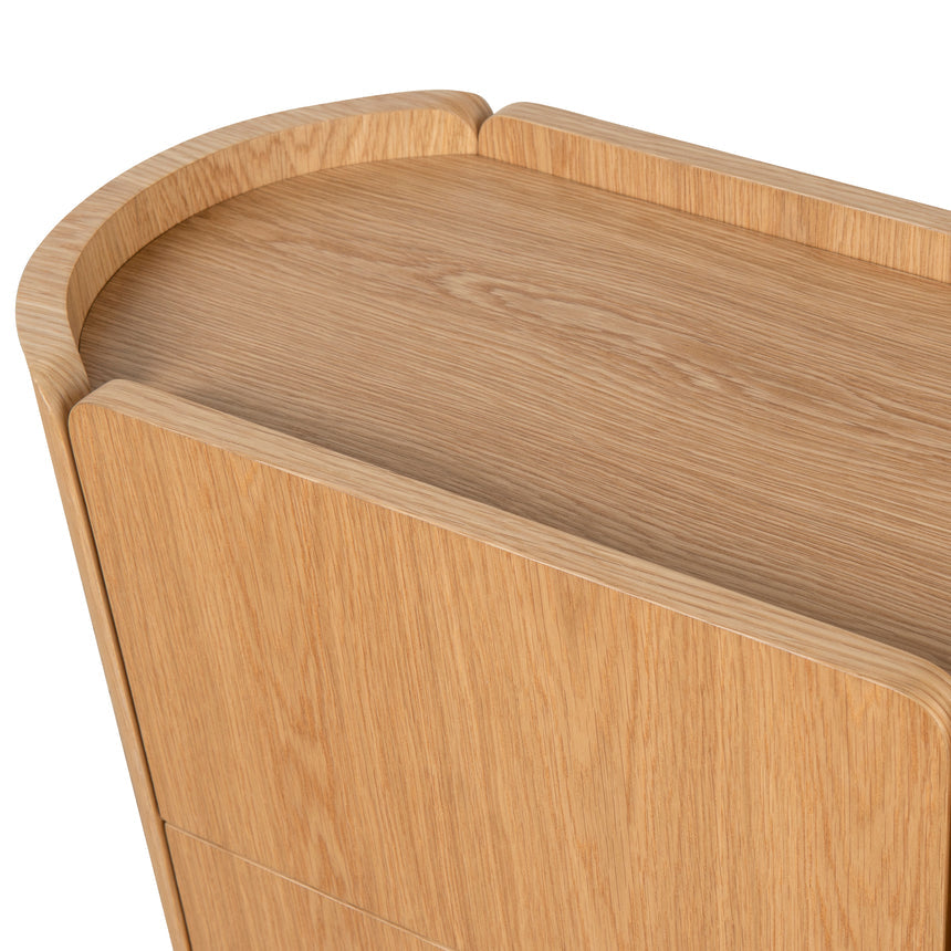 60cm Bedside Table | Natural Oak | Myka Home - View 13