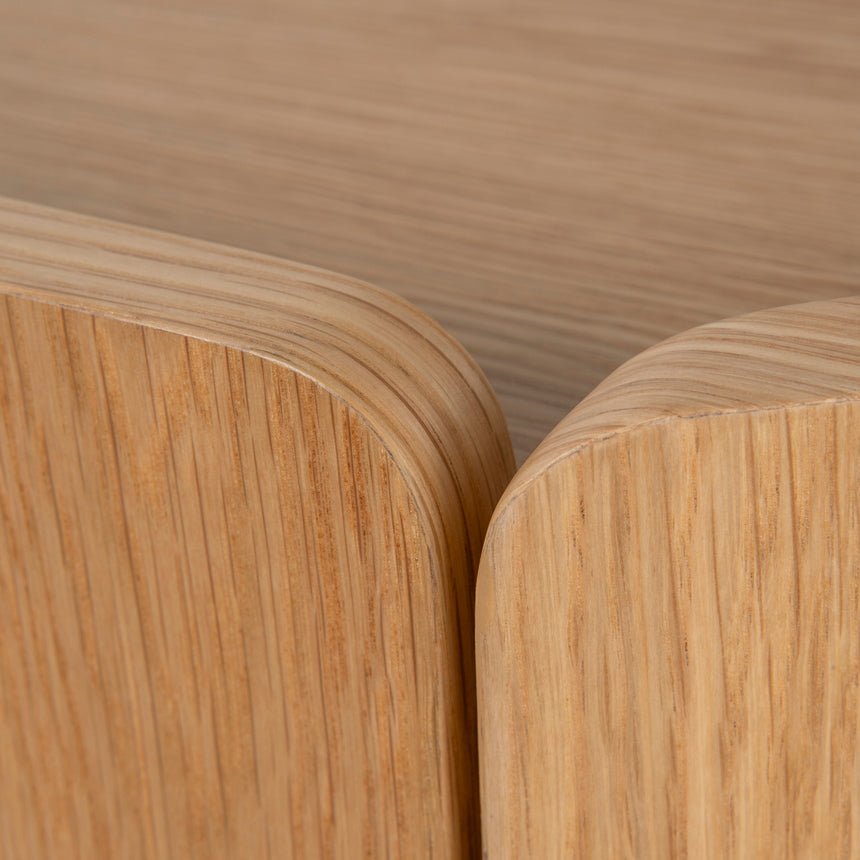 60cm Bedside Table | Natural Oak | Myka Home - View 14