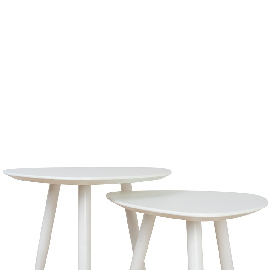 Set of 2 - CST8986-KD Side Table - White - View 10