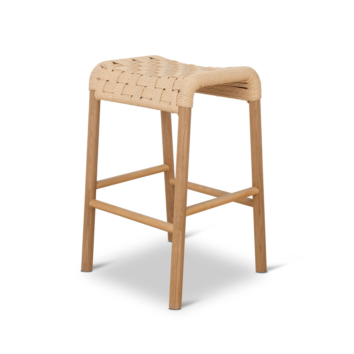 65cm Bar Stool | Natural | Myka Home