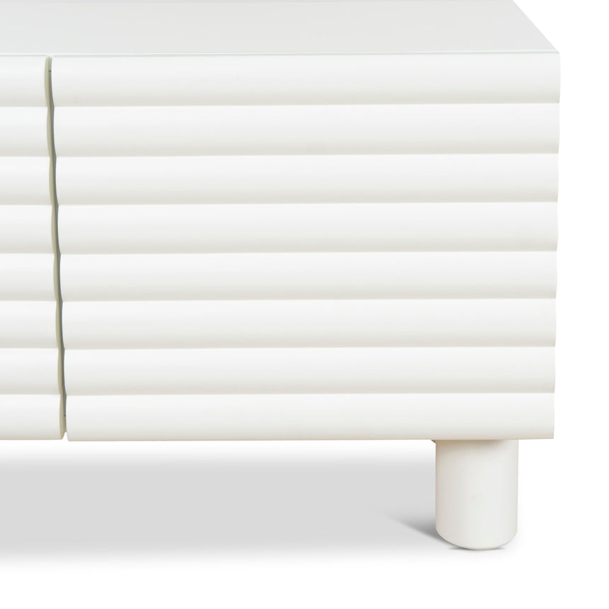 2m TV Entertainment Unit | White | Myka Home - View 13