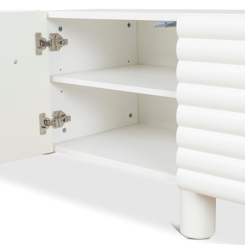 2m TV Entertainment Unit | White | Myka Home - View 16