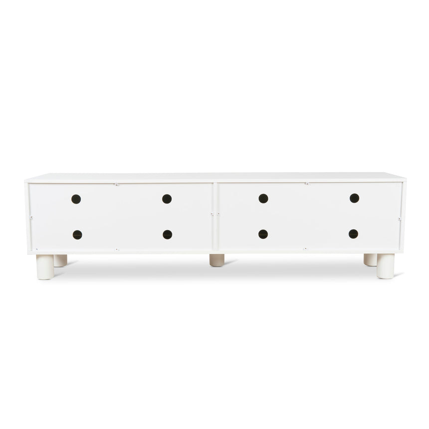 2m TV Entertainment Unit | White | Myka Home - View 7