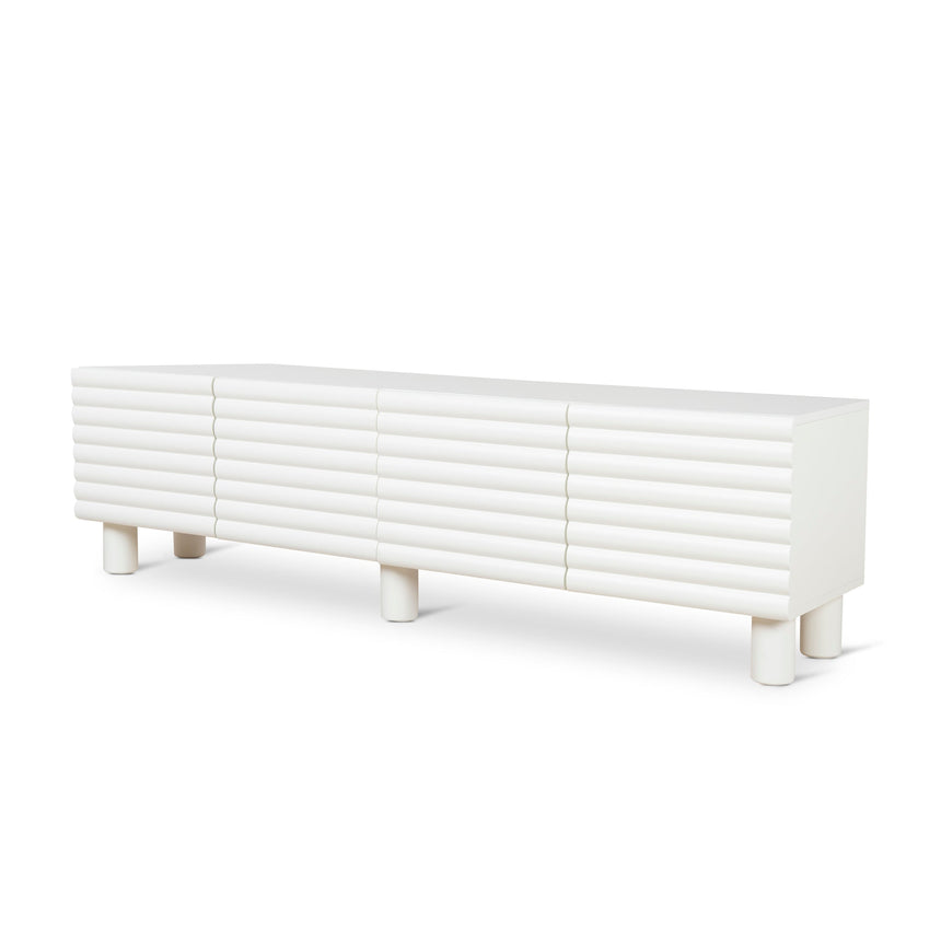 2m TV Entertainment Unit | White | Myka Home
