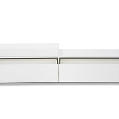CTV10132-CN Extendable TV Entertainment Unit - White Oak