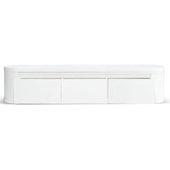 CTV10213-CN Extendable TV Entertainment Unit - Full White Oak